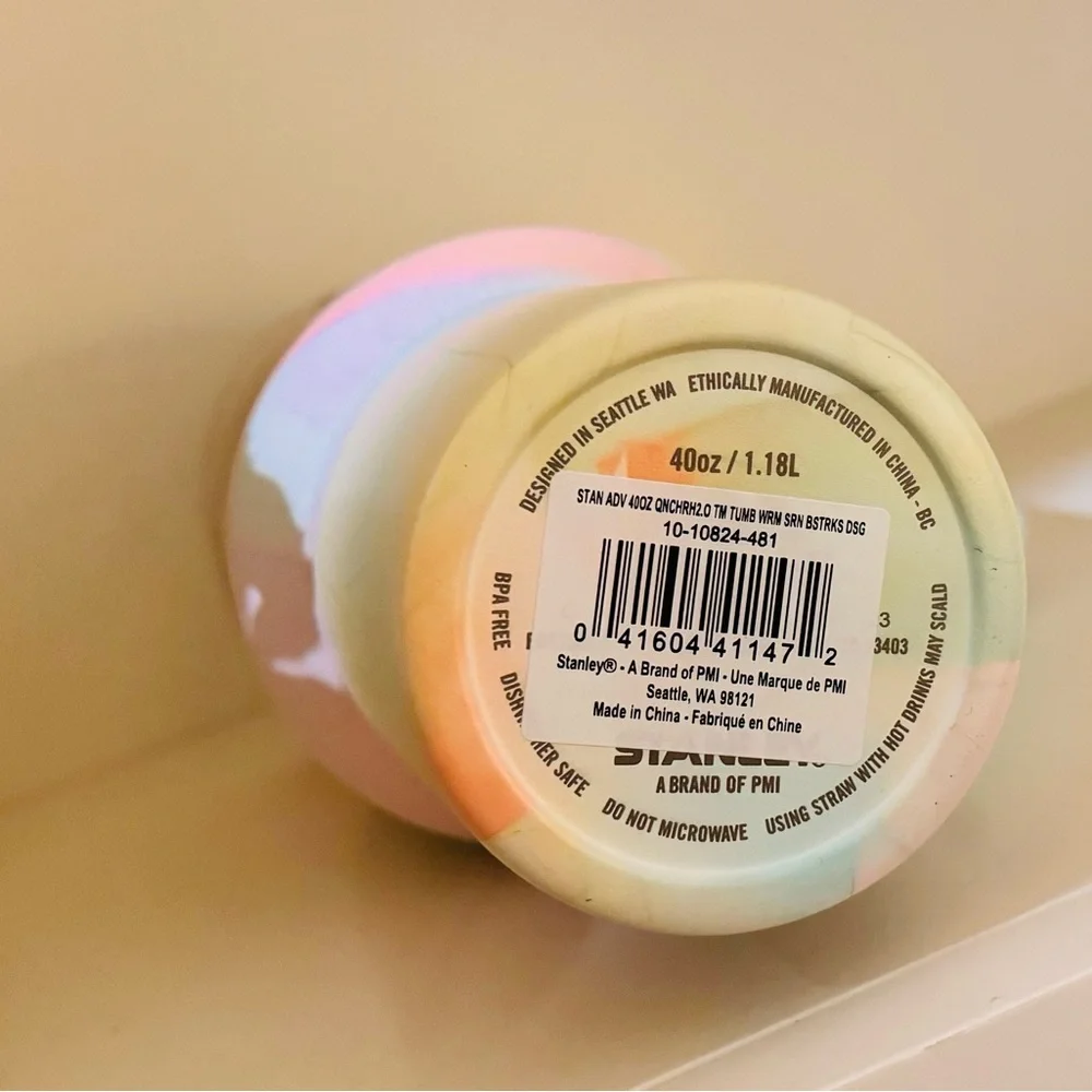 🎉LAST CHANCE🎉 Stanley 40 oz. Quencher H2.0 FlowState Tumbler Warm Serene - Picture 8 of 12